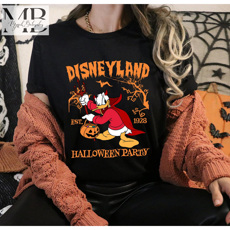 Disney Donald Duck Halloween Shirt, Donald Duck Shirt, Boo Donald Duck Shirt, Disney Halloween Shirt, Halloween Shirt - 2.jpg
