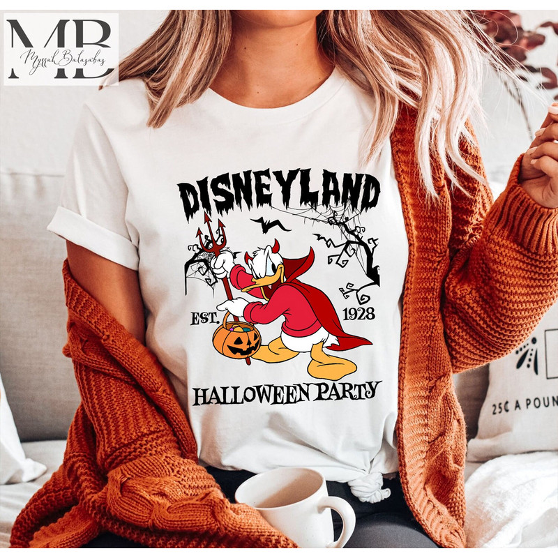 Disney Donald Duck Halloween Shirt, Donald Duck Shirt, Boo Donald Duck Shirt, Disney Halloween Shirt, Halloween Shirt - 3.jpg