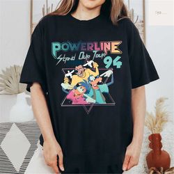 disney poweline shirt, disney shirt, disney goofy, disney goofy shirt, disney t-shirt, goofy shirt, goofy tee