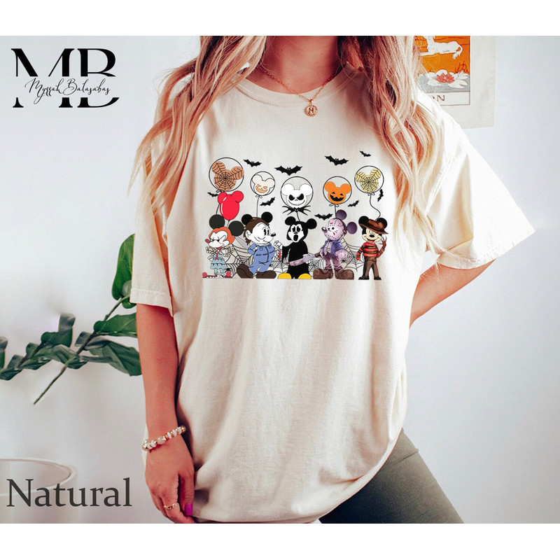 Retro Mickey Cosplay Halloween Horror Movie Shirt, Horror Characters Shirt, Michael Myers, Mickeys Not So Scary Disneyland Halloween Shirt - 1.jpg
