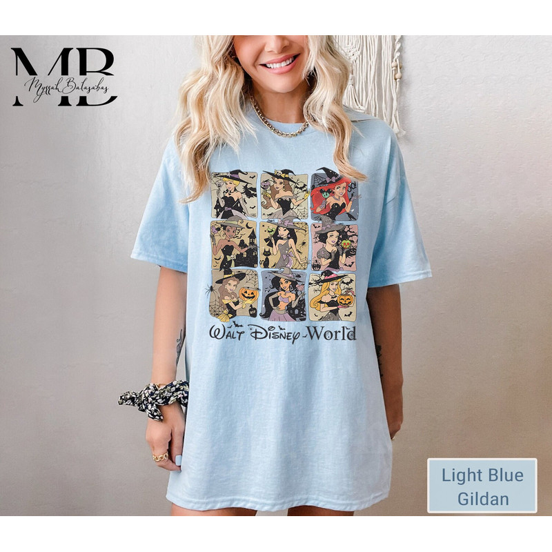Vintage Princess Halloween Shirt, Disney Princess Witch Shirt, Disney Princess Group Shirt, Walt Disney World Halloween Shirt - 3.jpg