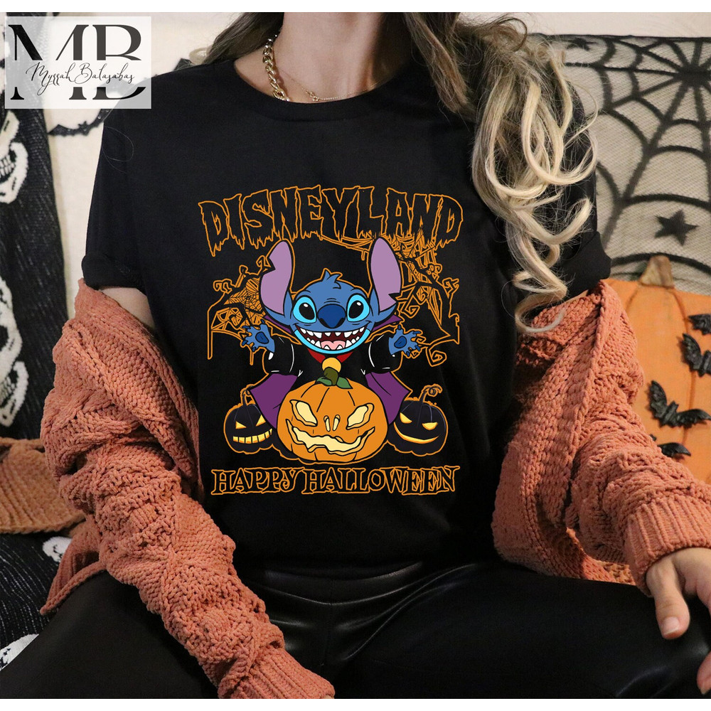 Stitch Vampire Halloween Shirt, Halloween Stitch Villains Shirt, Stitch Halloween Shirt, Disneyland Halloween Shirt - 3.jpg