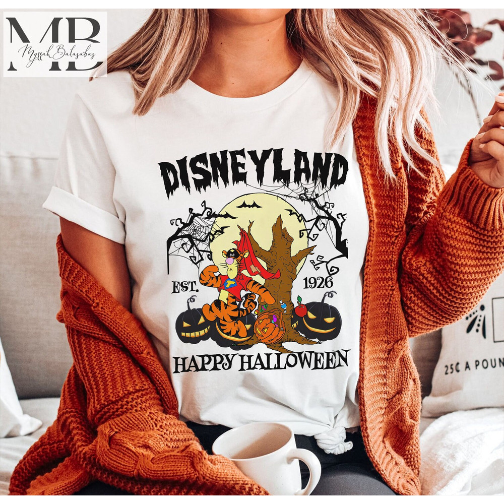 Tiger Winnie the Pooh Halloween Shirt, Disney Halloween Matching Shirts, Halloween Mickey Shirt, Disney family Trip Shirt - 2.jpg