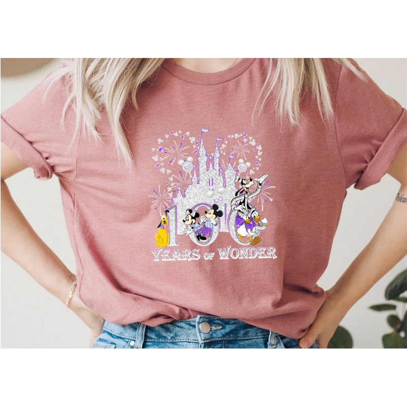 Disney 100 Years of Wonder Shirt,Disney Characters T-Shirt, Disney Trip Shirts, Disney Vacation Shirts,Disney Family Shirts, Disney 100 Trip - 2.jpg