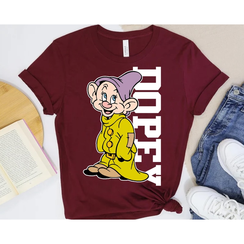 Disney Dopey Dwarf I'm Dopey Funny Face Hello People Shirt, Disneyland Family Matching Shirt, Magic Kingdom Tee, WDW Epcot Theme Park - 1.jpg