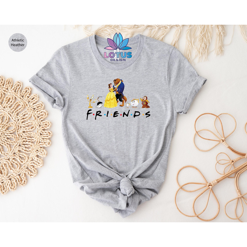 Beauty and the Beast Friends T-Shirt, Funny Disney T-Shirt, Funny Friends T-Shirt, Funny Disney Vacation T-Shirt, Disney World T-Shirt - 1.jpg