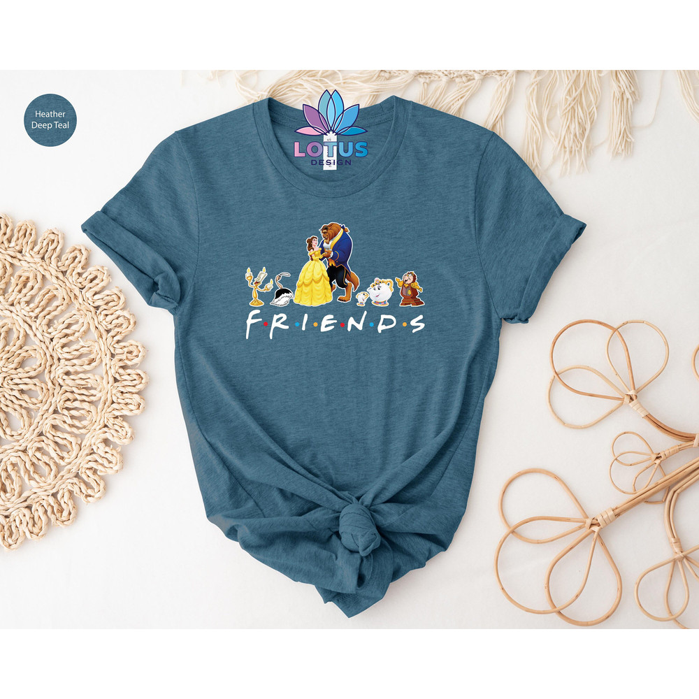 Beauty and the Beast Friends T-Shirt, Funny Disney T-Shirt, Funny Friends T-Shirt, Funny Disney Vacation T-Shirt, Disney World T-Shirt - 3.jpg
