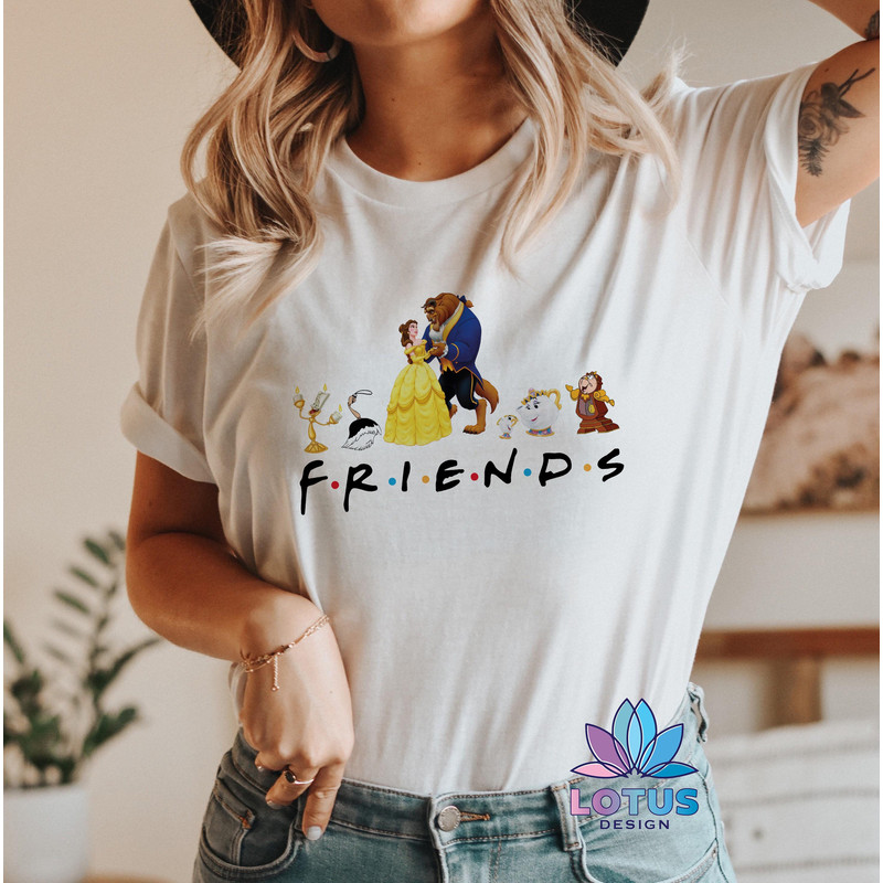 Beauty and the Beast Friends T-Shirt, Funny Disney T-Shirt, Funny Friends T-Shirt, Funny Disney Vacation T-Shirt, Disney World T-Shirt - 7.jpg