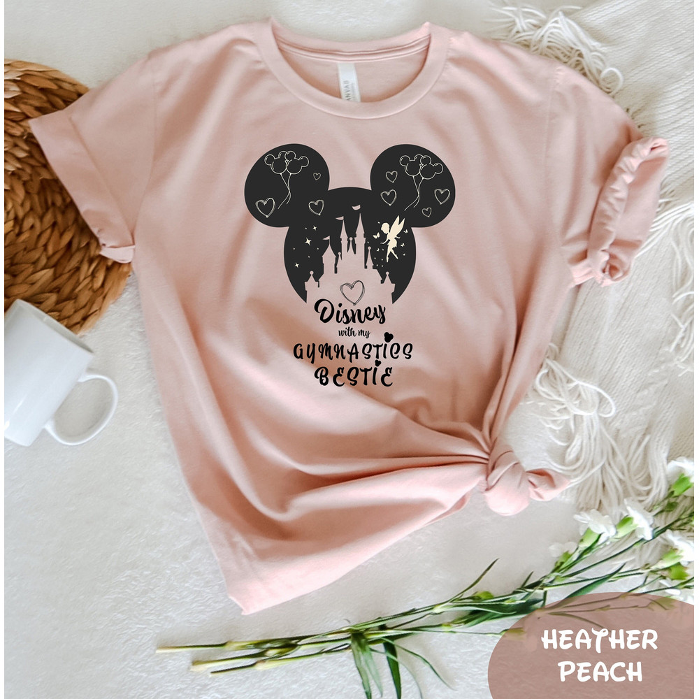 Disney with My Gymnastics Bestie T-Shirt, Disney Mickey Head Shirt, Disney With My Gymnastics Bestie Shirt, Friends Shirt, Disney Mickey Tee - 1.jpg