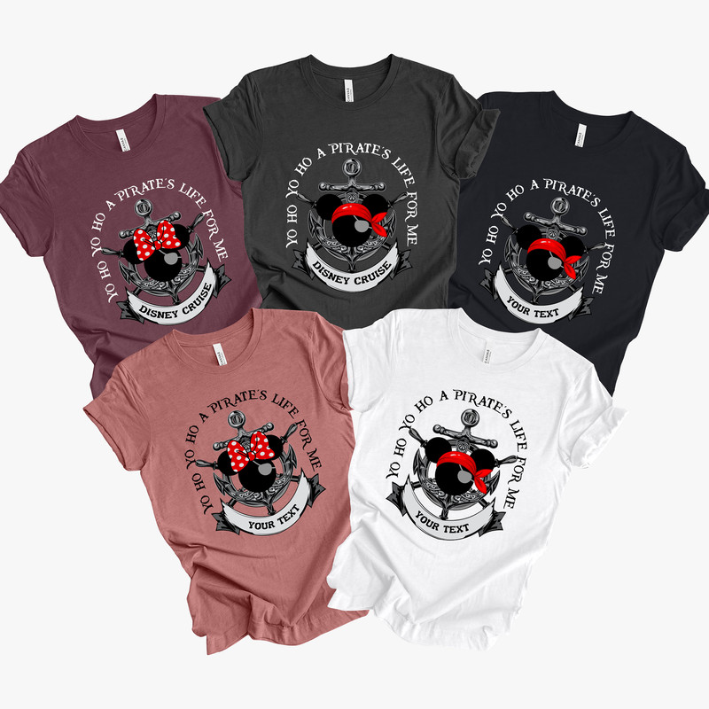 Pirates of The Caribbean, Yo Ho Yo Ho A Pirates Life For Me T-shirt, Disney Cruise Shirt, Pirate Mickey Minnie Tees, Matching Goup Shirt - 4.jpg