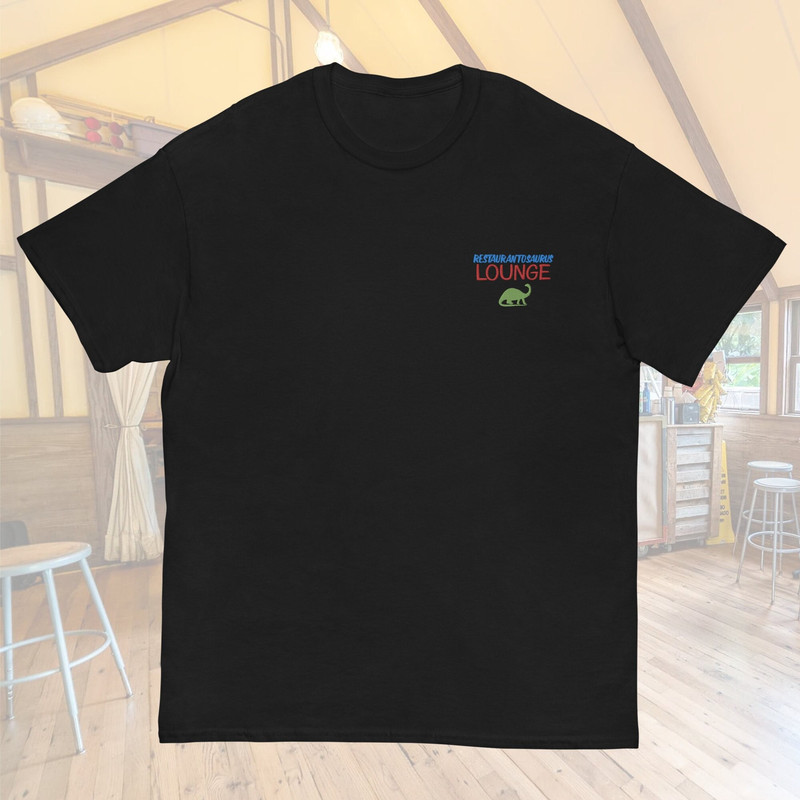 Restaurantosaurus Lounge Tee Embroidered Disney Bar Shirt Animal Kingdom Dinoland USA Subtle Disney Apparel - 1.jpg