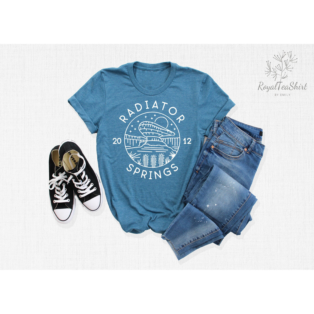 Radiator Springs T-Shirts, Disney Inspired Shirt, Est 2012 California Radiator Theme Park Tee, Radiator Springs Racers California Adventure - 1.jpg