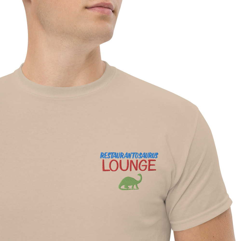 Restaurantosaurus Lounge Tee Embroidered Disney Bar Shirt Animal Kingdom Dinoland USA Subtle Disney Apparel - 4.jpg