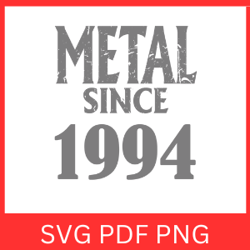 metal since 1994 svg