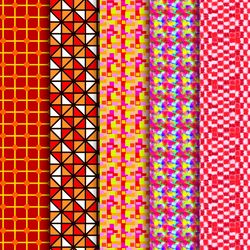 Digital seamless colorful scrapbooking paper