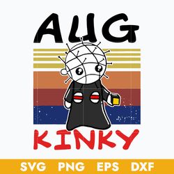 August Birthday Pinhead Hellraiser Kinky Halloween Svg, Halloween Svg, Png Dxf Eps Digital File