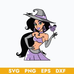 Bad Witch Ariel Disney Princess Svg, Halloween Svg, Png Dxf Eps Digital File