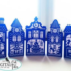 christmas houses village bundle svg christmas houses village bundle svg