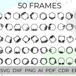 frames bundle svg, wreath frames svg frames bundle svg, wreath frames svg