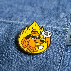 This is fine!  enamel pin