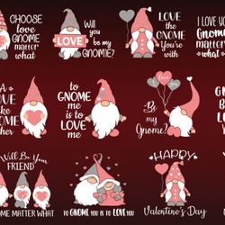 valentine gnomes mega bundle svg valentine gnomes mega bundle svg