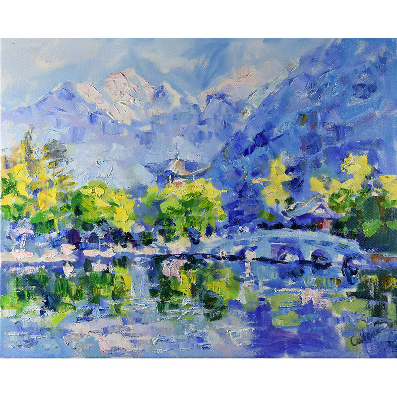 China-Landscape-Painting-Yunnan-Lijiang