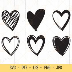 sketch heart love doodle mini bundle svg sketch heart love doodle mini bundle svg
