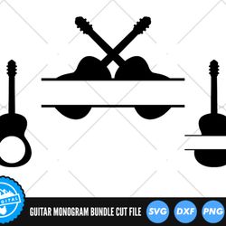 guitar monogram bundle svg | guitar svg guitar monogram bundle svg | guitar svg