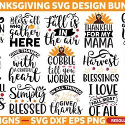 Thanksgiving Design Bundle SVG Thanksgiving Design Bundle SVG