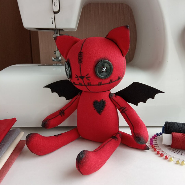 cat-devil-stuffed-animal-handmade