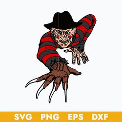 freddy krueger svg, horror movies svg, halloween svg, png dxf eps digital file
