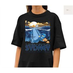sydney australia t-shirt, finding dory shirt, finding nemo shirt, dory t-shirt, nemo t-shirt, disney shirt