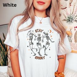skeleton halloween shirt halloween shirt skeleton t-shirt halloween party tee cute halloween party top ghost skeleton t