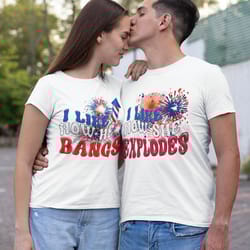 his and hers 4th of july shirts any i like the way bangs she explodes instant download digital design for sublimation t