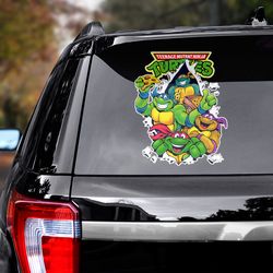 ninja turtles sticker, movie decal, movie sticker, teenage mutant ninja turtles, ninja turtles decal, car decal