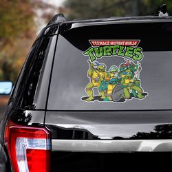 movie decal, ninja turtles sticker, movie sticker, car decal, ninja turtles decal, teenage mutant ninja turtles