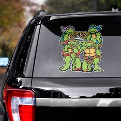 movie sticker, ninja turtles sticker, movie decal, car decal, ninja turtles decal, teenage mutant ninja turtles