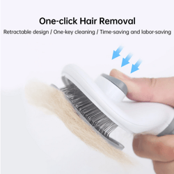 Pet Hair Remover Brush Dog And Cat Self Cleaning Grooming Equipment Pets Dematting Cats Comb Brushes For Dog Accessories