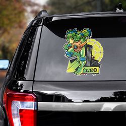 ninja turtles sticker, movie decal, movie sticker, teenage mutant ninja turtles, leonardo decal, ninja turtles decal