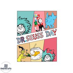 reading day happy dr seuss day svg graphic designs files