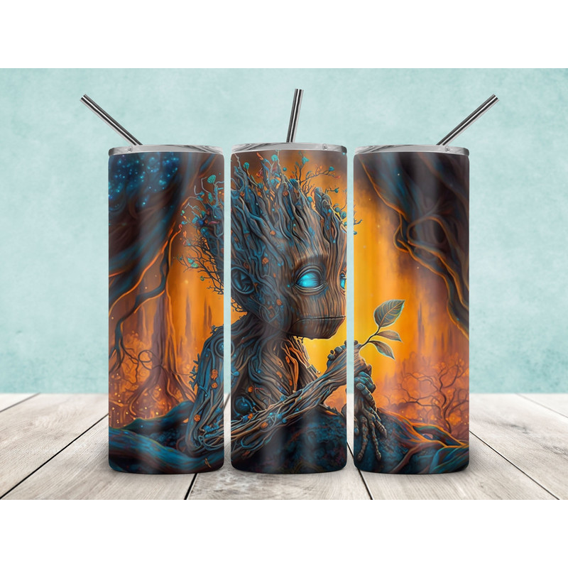 Groot Skinny Tumbler 20z Sublimation, Groot Sublimation, Groot Tumbler Png, 20oz Skinny Tumbler, Movie Tumbler, Tumbler Sublimation-1.jpg