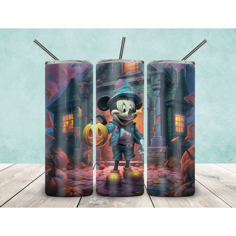 Halloween Minnie 20oz Skinny Tumbler Sublimation, Halloween Tumbler, Skinny Tumbler Png, 20oz Skinny Tumbler, Tumbler Wrap PNG, Tumbler PNG.jpg