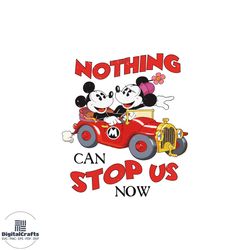 retro nothing can stop us now mickey and minnie's runaway railway svg