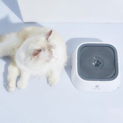 Pet Dog Cat Bowl Floating Bowl Water Drinker Not Wet Mouth Splash Water Cat Bowl Not Sprinkler Water Dispenser Portable