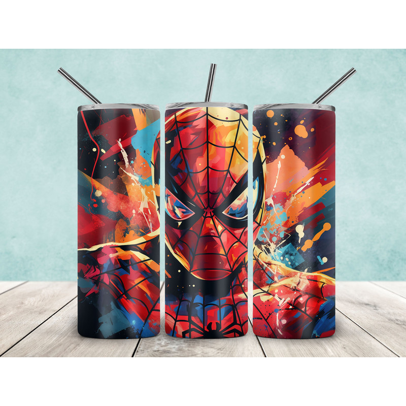 Spider Man 20oz Tumbler Sublimation, Spider Man PNG, Spider Man Sublimation, 20oz Skinny Tumbler, Spider Man Skinny Tumbler,Digital Download.jpg