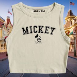 Mickey Crop Tank , Mickey Shirt , Disney Mickey Shirt , Disney Vacation Shirt