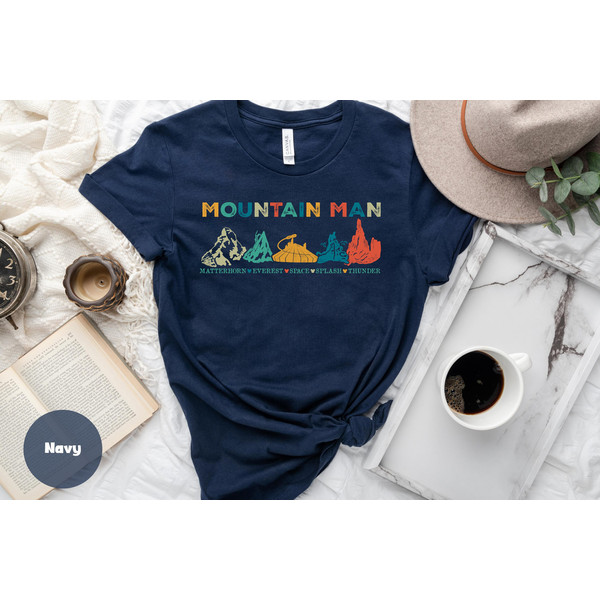 Mountain Man Disney T-Shirt, Disney Trip Shirt, Disney Vacation Shirt, Attractions Ride Tee, Disney Dad Tee, Gift for Dad, Mickey Disney Tee - 1.jpg