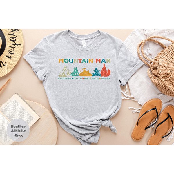 Mountain Man Disney T-Shirt, Disney Trip Shirt, Disney Vacation Shirt, Attractions Ride Tee, Disney Dad Tee, Gift for Dad, Mickey Disney Tee - 4.jpg