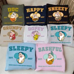 seven dwarfs shirt, disney group shirt, snow white and seven dwarfs shirt, shirts for family, disney family shirt, 7 dwa
