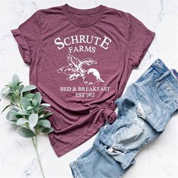 schrute farm shirt,scronton pennsylvania est 1912, the office tv show, the tffice, michael scott, dwight schrute, schrut